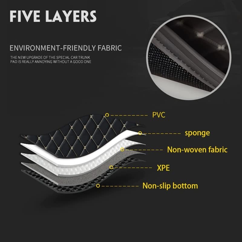 7D Car Trunk/Boot/Dicky PU Leatherette Mat for Urban Cruiser  - Beige